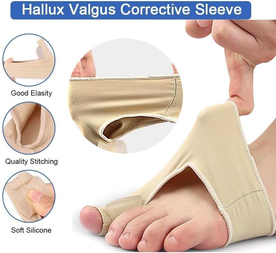 Medical & Orthopedic Bunion Corrector toe support with silicone gel pad for pain relief and alignment
