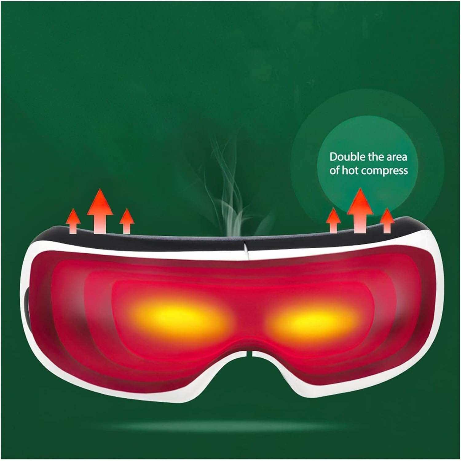 Smart Airbag Vibration Eye Massager with intelligent air pressure, vibration massage, and hot compress for eye fatigue relief and skin care.