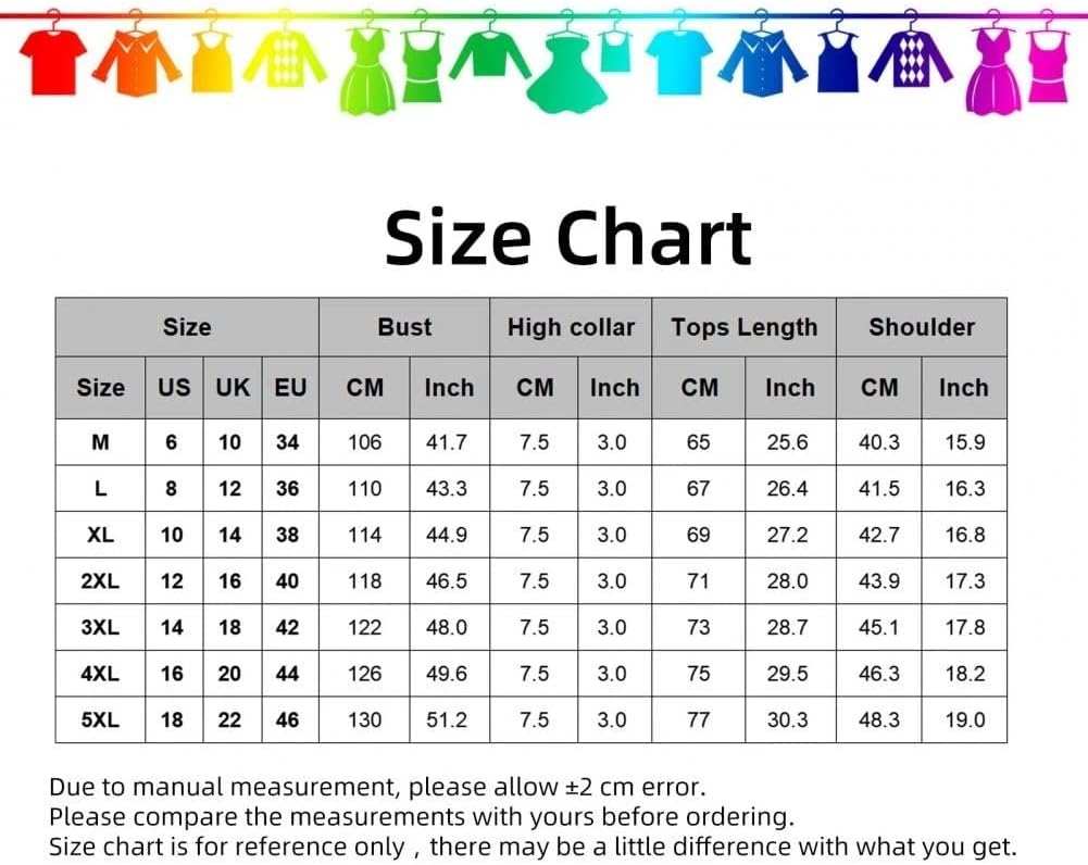 Unisex warming heated vest size chart with bust, collar, length, and shoulder measurements in cm and inches.