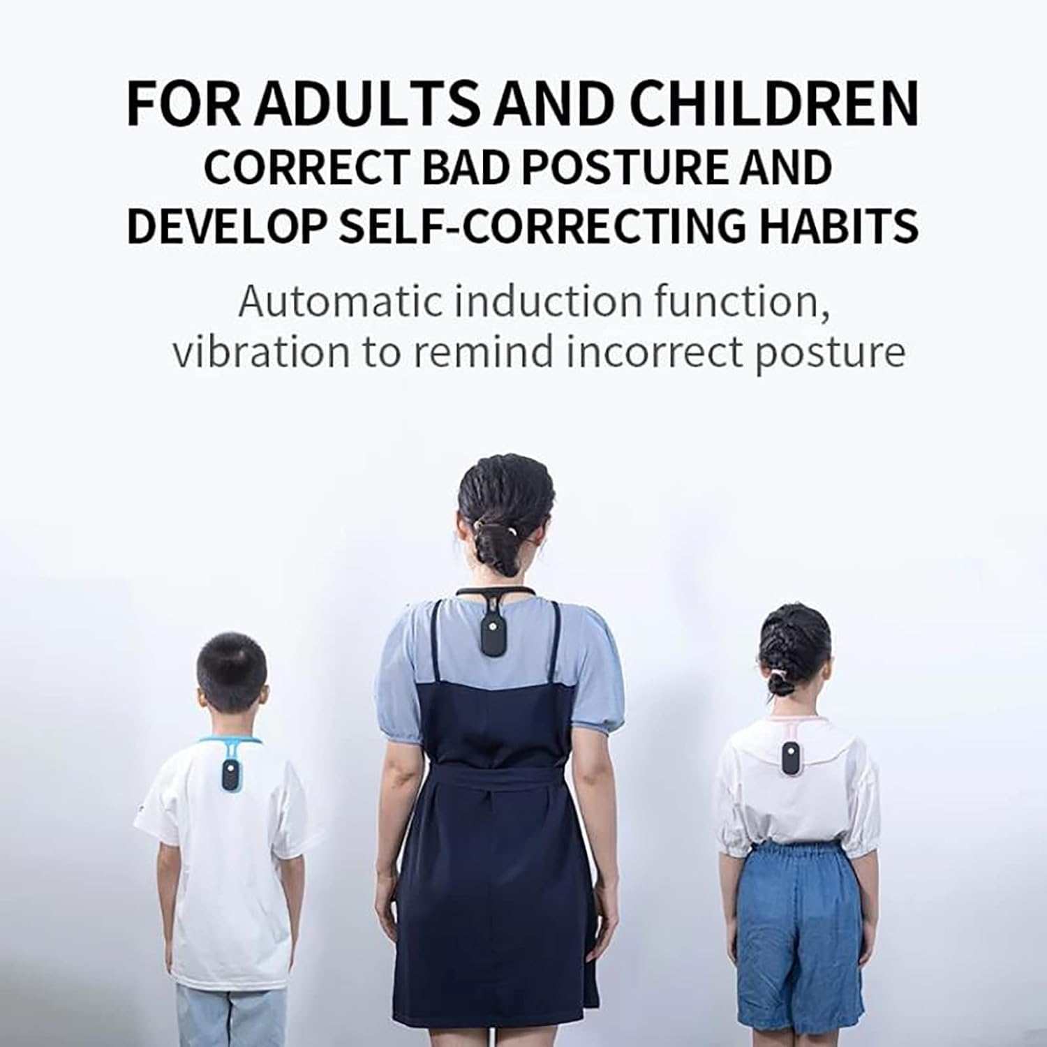 Smart Posture Corrector device worn for real-time posture monitoring and correction