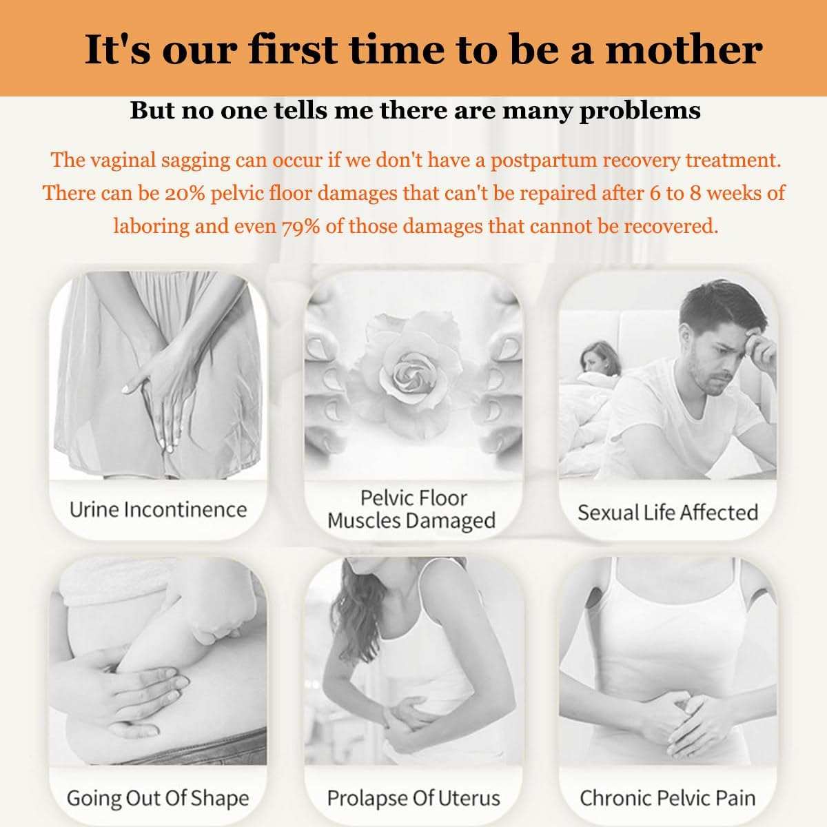 Women Pelvic Floor Muscle postpartum recovery trainer for urinary incontinence and pelvic health.