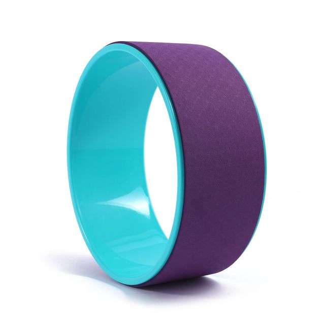 19cm Big Dot Yoga Wheel with textured EVA foam surface for yoga, Pilates, and core strengthening exercises