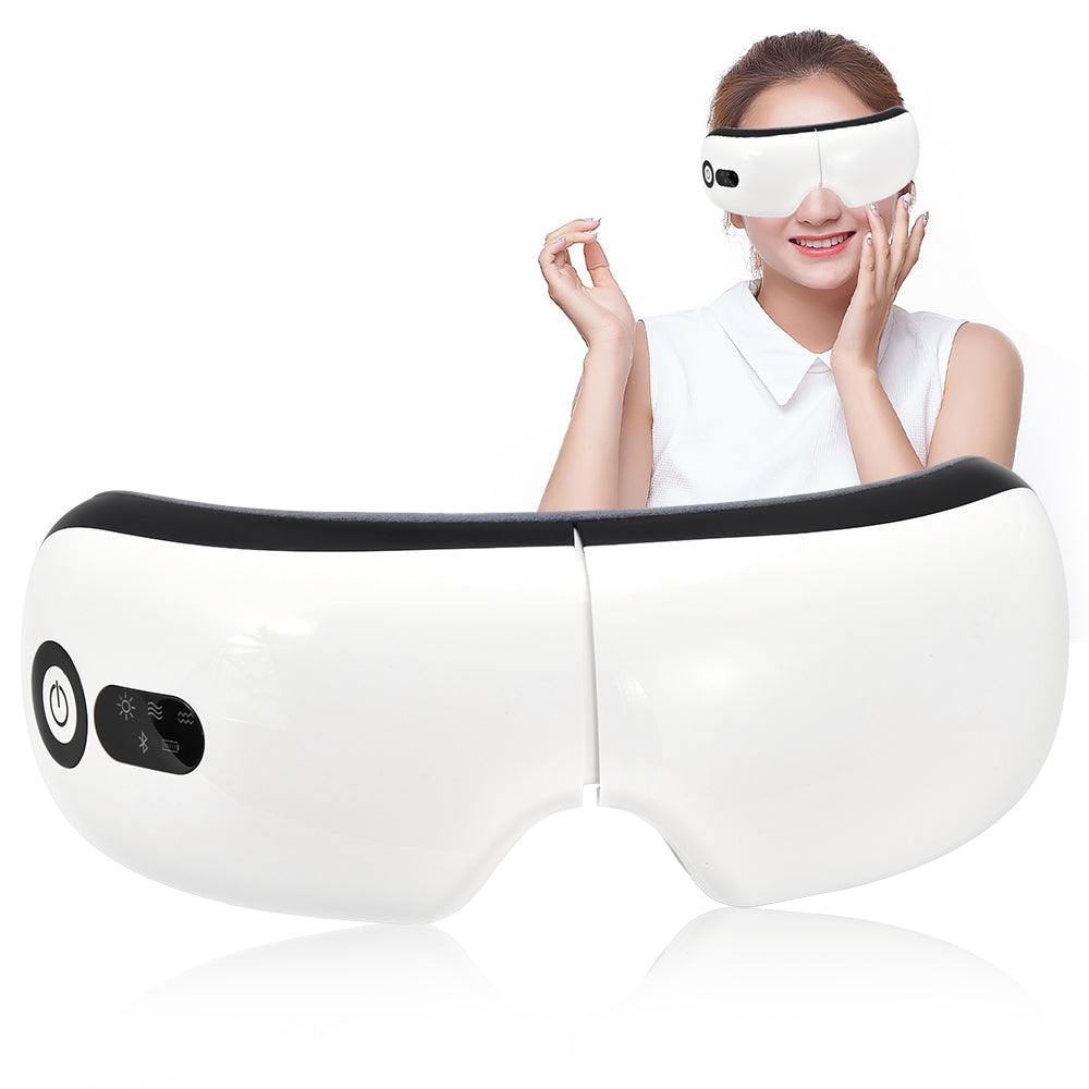 Smart Airbag Vibration Eye Massager with air pressure, vibration, and heat for relieving eye fatigue and improving skin elasticity
