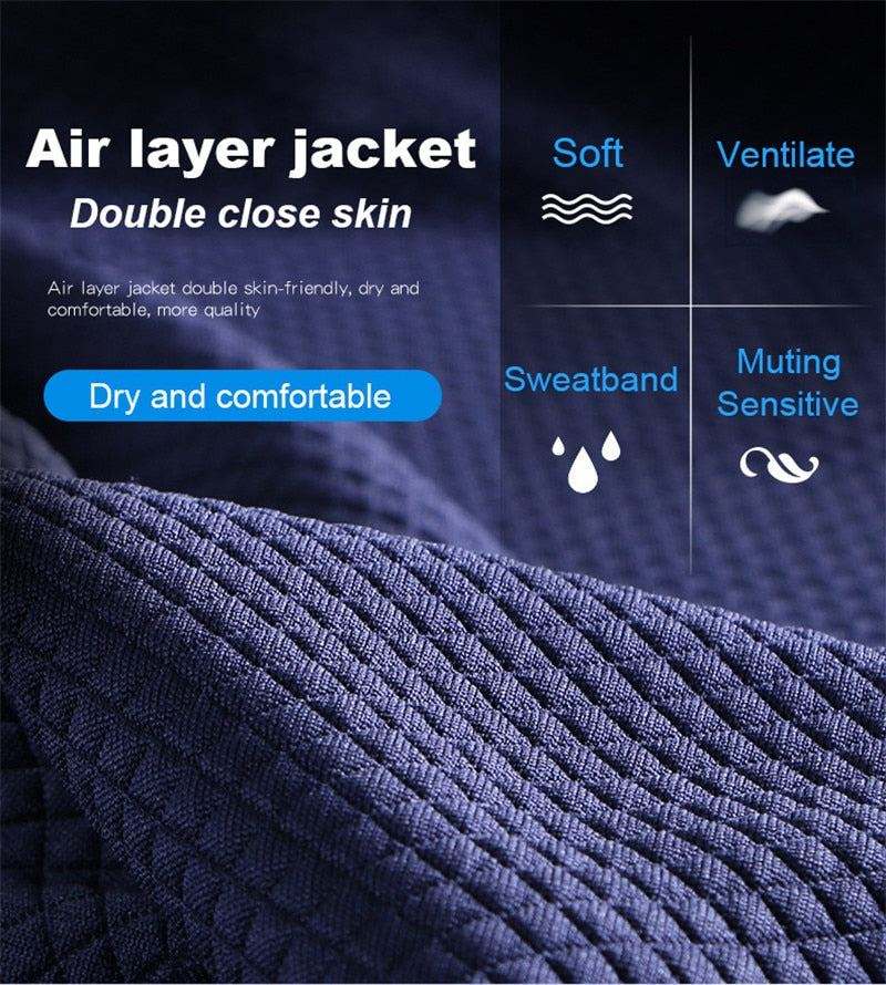 Orthopedic seat cushion with memory foam, air layer jacket fabric, soft, ventilated, sweatband, and muting sensitive features for lower back support and comfort