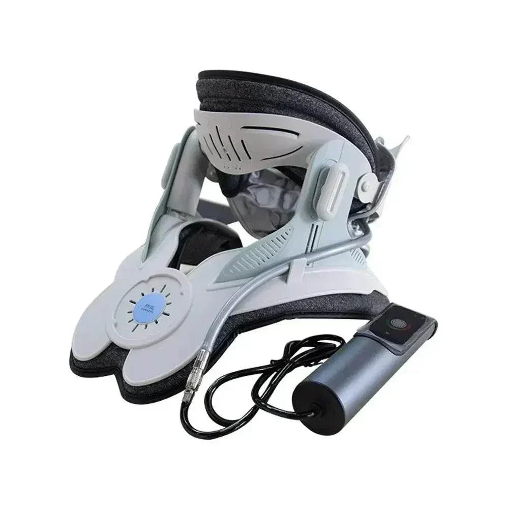Cervical Neck Stretcher with 8 airbags and triple traction for neck pain relief and posture correction