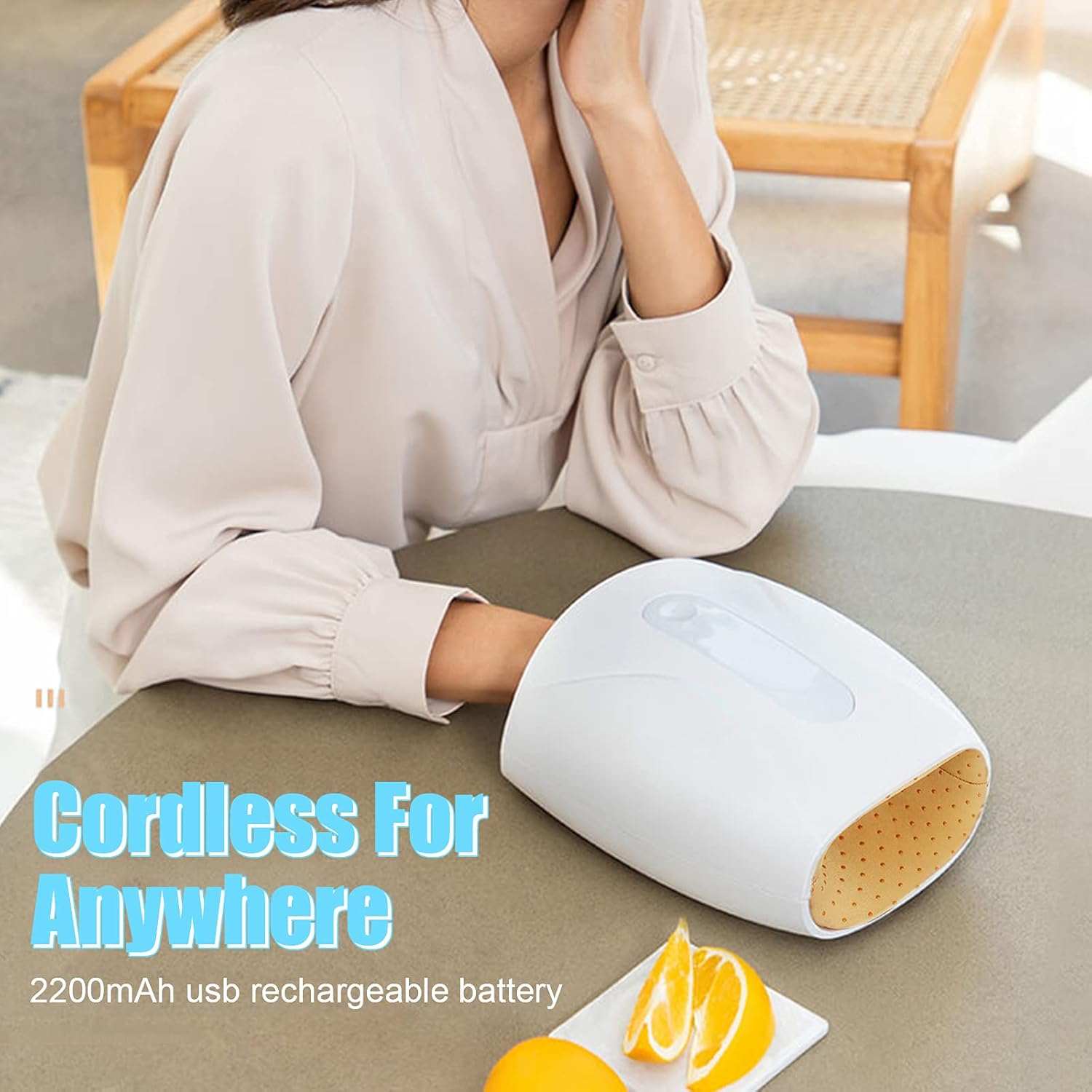 4D Hand Spa Machine – Cordless Electric Hand Massager with Heat